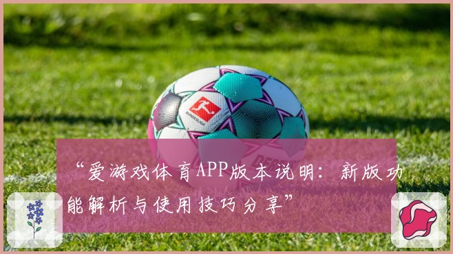 “爱游戏体育APP版本说明：新版功能解析与使用技巧分享”